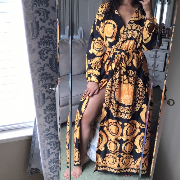 versace inspired dress